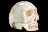Polished Agate Skull #108350-2